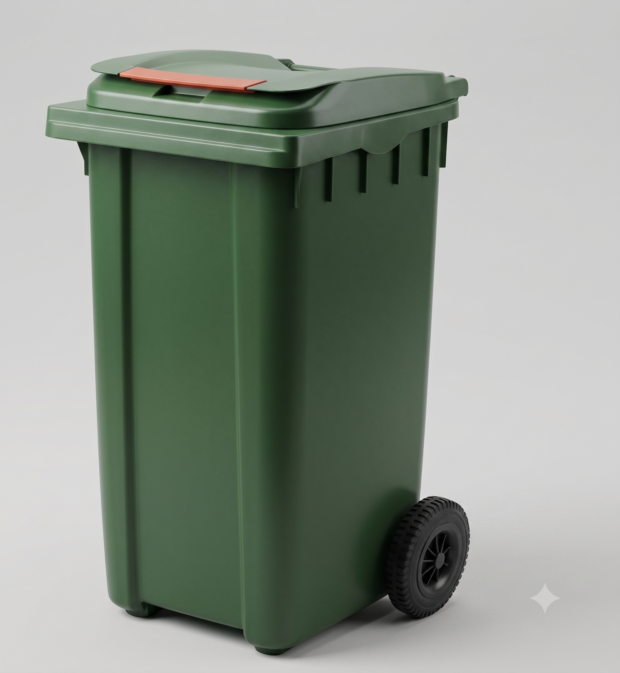  ÇÖP VE ATIK KONTEYNER YEŞİL 120 LT 