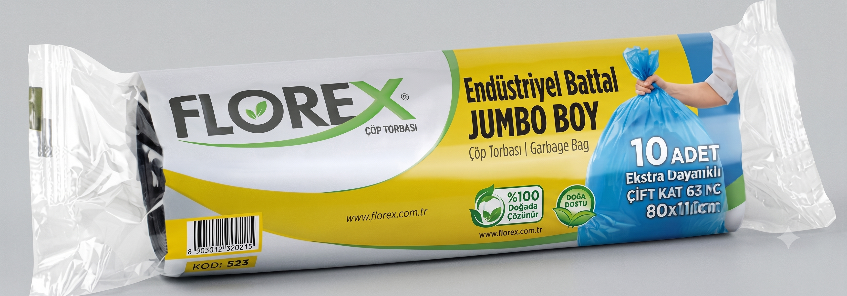BAG MAN ÇÖP TORBASI JUMBO BOY MAVİ*50